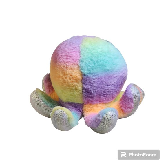 The Petting Zoo Ombrez Octopus Stuffed Animal Plush Rainbow Toy Kids Oce… - Picture 4 of 10